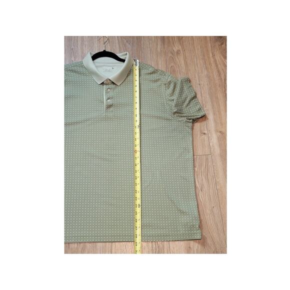 UNTUCKit Sawyer Green Polo Shirt Sz XXL Men's‎ Short Sleeve Geometric - Picture 8 of 11
